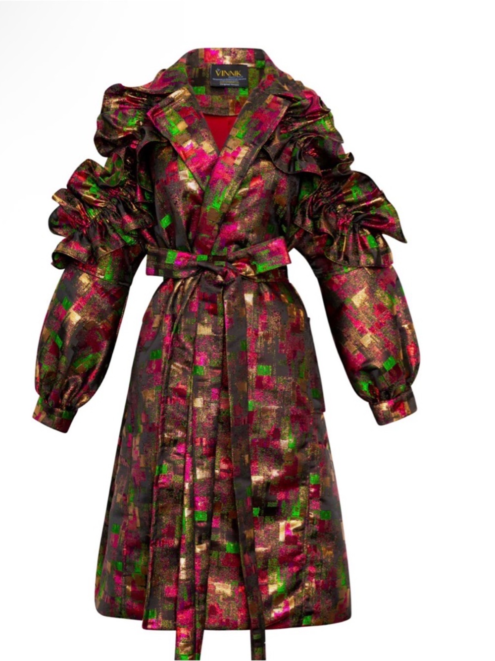ByVINNIK Ruffle Trench Coat
